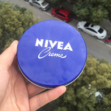 俄罗斯代购~nivea creme妮维雅经典蓝罐铁盒保湿润肤霜 150ML