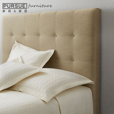 北欧宜家布艺软包床头靠垫卧室时尚多色可选床头架定制特价床头板