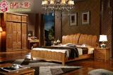 自然之馨家具 9806#1.8米实木橡木床 双人床 套房家具简约时尚型