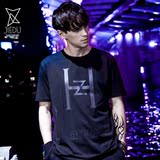 GXG耐克满速李维斯安踏2016夏季短袖男装青年韩版宽松纯棉衣服T恤