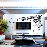 纸自粘房间客厅影视电视背景墙创意亚克力3d立体墙贴壁装饰品贴画