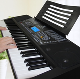 新款儿童钢琴木质台式电钢琴61键电子琴学练初级入门0