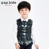 gxg kids童装男童衬衫春秋季款韩版 儿童棉长袖衬衫A5103219