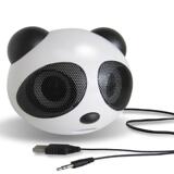 安索夫迷你电脑USB2.0小音箱可爱熊猫便携笔记本台式电脑音箱  音