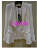 雅莹正品代购 现货特价商品 白色经典款西装外套E14PW1028a