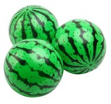 哈哈球8.5寸西瓜球 儿童玩具球皮球拍拍球水上球玩具草地球有弹性