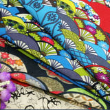 棉麻和风中国风和服布料DIY民族面料桌布装饰墙布汉服服装面料
