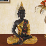 泰式佛像坐佛摆件 东南亚家居装饰摆设 创意泰国工艺品软装饰品