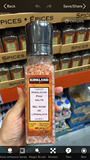 北美代购 Kirkland喜马拉雅天然矿物盐 玫瑰盐 浴盐 带研磨器