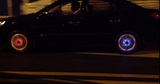 独家汽车太阳能轮毂灯带摇控器版爆闪灯超亮LED灯轮胎灯 风火轮