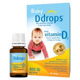 加拿大Baby Ddrops纯天然婴儿维生素D3 90天量D drop ddrop
