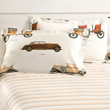 韩式卡通纯棉四件套1.8m全棉床单床笠被套儿童床上用品4件套1.2米