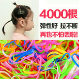 韩国儿童发圈发绳橡皮筋可爱糖果色一次性头饰头绳发饰小饰品批发