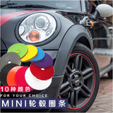 mini汽车轮毂保护圈条 改装轮胎钢圈装饰条 防擦防刮防撞条保护条