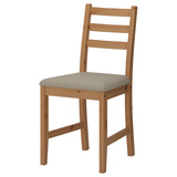 IKEA 拉罕姆椅子 木质家用餐椅 木质木头餐桌椅 靠背凳子宜家代购