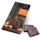 【满200包邮】比利时 歌帝梵高迪瓦godiva72%杏仁可可巧克力排块