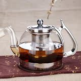 不锈钢内胆玻璃壶煮花茶壶电磁炉用烧水壶加热耐高温泡茶壶大包邮