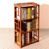书柜自由组合竹置物架储物柜格子柜收纳柜子实木简易书架简约现代