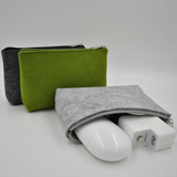 苹果充电器电源鼠标包毛毡数码配件包化妆包整理包收纳袋