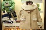 童装韩国代购pawinpaw专柜正品冬装女童羊毛呢子大衣冬季毛呢外套