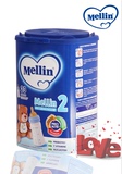意大利原装进口幼婴儿配方 美林牛奶粉二段800G 每四盒一包装