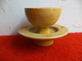 宋代瓷器 出土影青茶具杯托一套 古董古玩收藏品 包老 诚信三包
