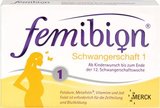 德国直邮 Femibion孕妇叶酸1段(800ug 30粒)孕前-怀孕12周