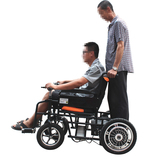 泰合双人电动轮椅车老年人残疾人四轮电动车电瓶助力代步车可折叠