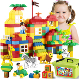积木玩具1-3岁儿童益智力拼插塑料大颗粒积木 男孩女孩拼装玩具