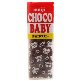日本进口MEIJI/明治Choco Baby牛奶巧克力米豆 盒装休闲零食34g