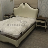 欧式床时尚实木布艺床新古典婚床简约现代公主床美式复古皮艺床