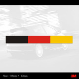 3M反光贴纸车贴  S454 德国国旗 竖条窄标 正品汽车贴纸