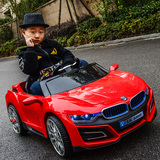 六一节礼物儿童汽车可坐人电动车玩具婴儿遥控四轮带摇摆N7F