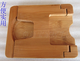 楠竹菜板座实木环保锅盖架厨房用品置物锅盖架带接水盘可折叠包邮