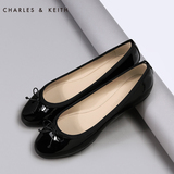 CHARLES&KEITH单鞋 CK1-70300336 春季圆头小蝴蝶结休闲平底女鞋