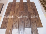 二手纯实木旧地板 自然仿古手刮做旧橡木 1.8厚9成新 品牌特价