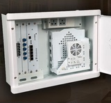 弱电箱家用网络光纤入户信息箱多媒体集线箱小号全塑料空箱布线箱