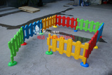 游乐园多角度篱笆塑料栅栏门跨游戏围栏儿童栏杆幼儿防护围栏护栏
