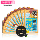 韩国正品DEWYTREEE自然晨露竹炭蜂蜜保湿面膜清洁毛孔10片包邮