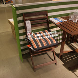 6.7温馨宜家 IKEA 阿普莱诺 椅子户外休闲椅庭院纳凉椅实木折叠椅