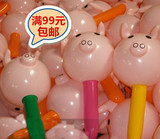 上海加厚猪头棒喜美洋洋充气锤子儿童充气皮货PVC充气玩具批发
