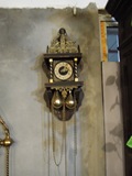 西洋古董老式挂钟德国十五天 机械发条挂钟 老钟表