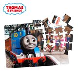 正品48片装托马斯和朋友小火车头拼图 儿童动手拼插图案益智玩具