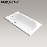 正品科勒浴缸 梅玛1.5米嵌入式铸铁浴缸成人浴缸加宽型浴缸K-823T