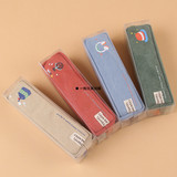 包邮 韩国简约创意可爱学生笔袋文具盒 帆布铅笔袋HBD02301