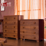 汉唐林韵 现代中式实木储物斗柜 卧室客厅水曲柳收纳四五斗柜