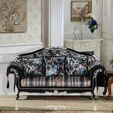 欧式沙发组合实木转角小户型贵妃客厅l型123双人储物布艺沙发整装