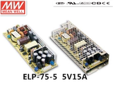 正品明纬PCB板上型裸板 开关电源 ELP-75-5  5V 75W 15A