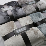 外贸超大法兰绒毛毯 冬季加厚双人床单 沙发盖毯 纯色搭毯礼品