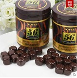 韩国进口零食品 乐天56%梦幻纯黑高纯度巧克力桶装 90g 比72%甜